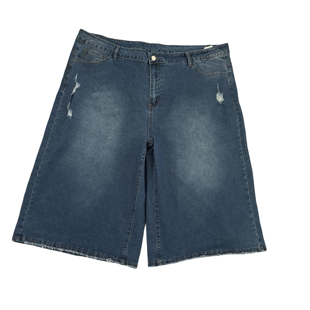 Blue Denim Bermuda Shorts - size 5XL